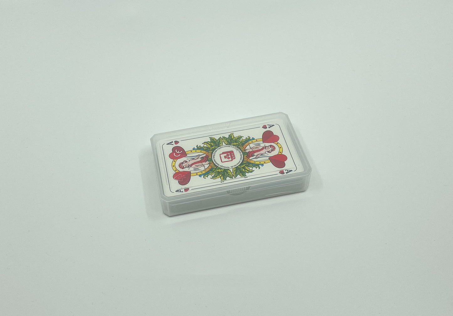 Schafkopfkarten mit Geiger Schriftzug auf der Rückseite mit 36 Blatt und bayerischem Bild.